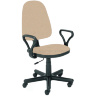 Кресло офисное BRAVO HALMAR с тканевой обивкой бежевого цвета