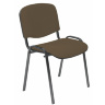 Кресло офисное ISO HALMAR с тканевой обивкой темно-коричневого цвета