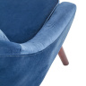 На фото спинка кресла OPALE HALMAR темно-синий