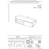Инструкция по сборке навесной ТВ тумбы LIVO RTV-120W HALMAR (стр. 1/5)