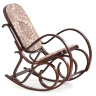Кресло-качалка MAX II HALMAR из натурального гнутого дерева цвета орех 