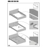 На фото инструкция по сборке кровати LIMA LOZ-160 HALMAR белый (стр. 4/4)