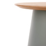 На фото вид сбоку столешницы журнального стола AZZURA S HALMAR (серый)