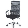 Кресло офисное VIRE HALMAR с обивкой из ткани и сетки черного цвета