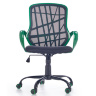 На фото вид спереди офисного кресла DESSERT HALMAR (зеленый)