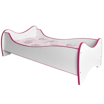 Кровать детская DUO HALMAR (розовый)