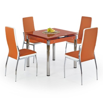 Стол обеденный KENT HALMAR (оранжевый)