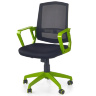 Кресло офисное ASCOT HALMAR с подлокотниками и крестовиной зеленого цвета 