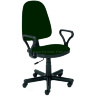 Кресло офисное BRAVO HALMAR с тканевой обивкой зеленого цвета