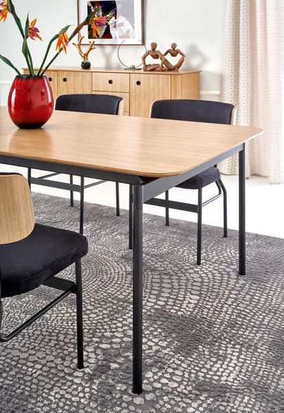 HALMAR SMART-ST стіл натуральний дуб/чорний V-PL-SMART-ST фото