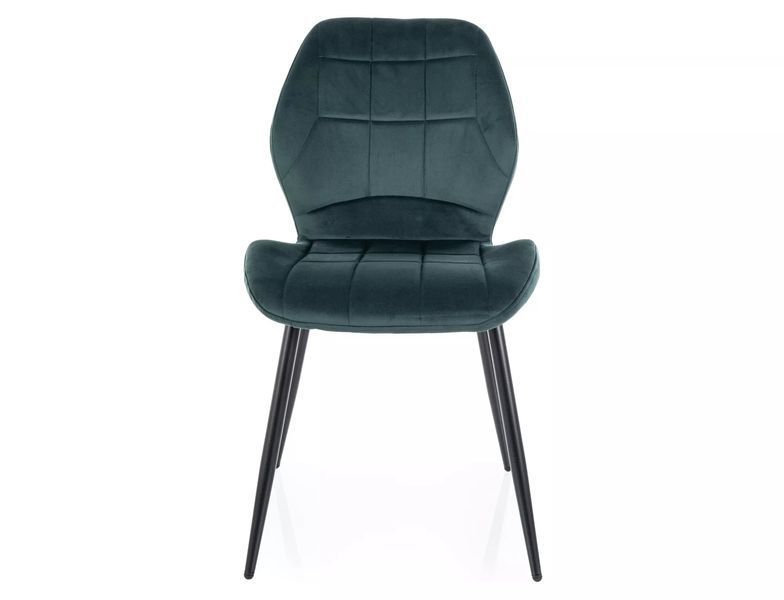Стул SIGNAL JAKE VELVET черный каркас/зеленый BL.78 JAKEVCZ фото