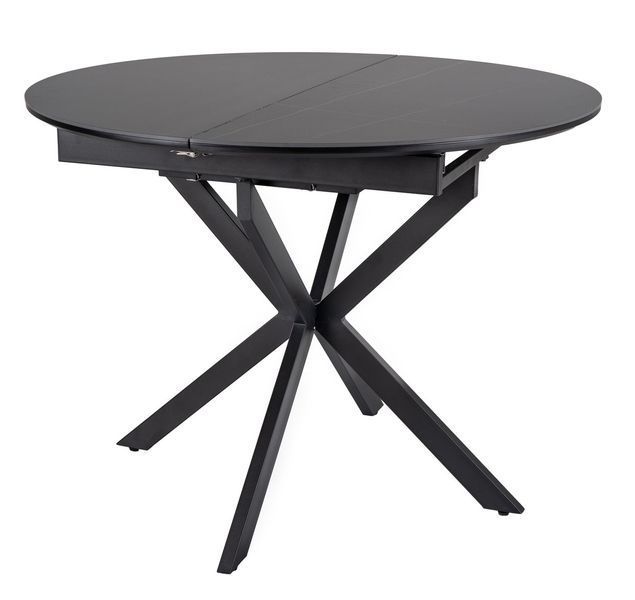 Стол SIGNAL GASTON CERAMIC 100(135)*100 черный GASTONC100 фото