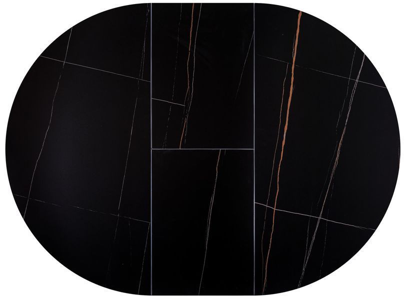 Стол SIGNAL GASTON CERAMIC 100(135)*100 черный GASTONC100 фото