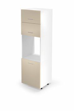 HALMAR VENTO DP-60/214 висока шафа-карго, білий / бежевий V-UA-VENTO-DP-60/214-BEŻOWY фото