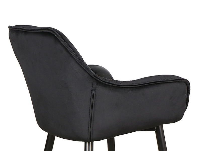 Барний стілець SIGNAL CHERRY H-2 VELVET чорний каркас/чорний BL.19 CHERRYH2CC фото