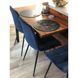 Стул SIGNAL MILA VELVET черный каркас/синий BL.86 MILAVCGR фото 10