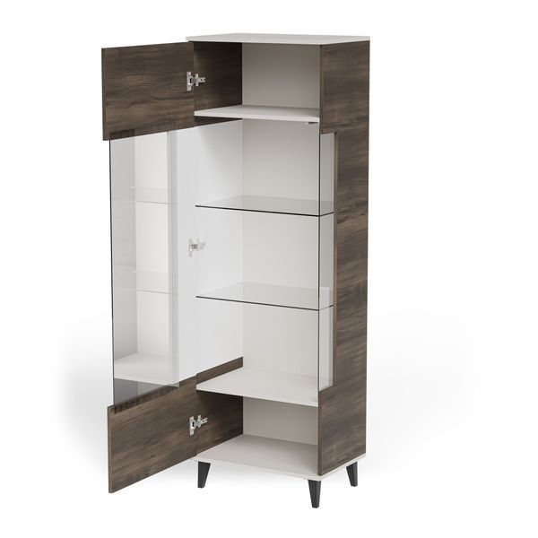 HALMAR RANDOM 2 W-1 витрина, кашемир / орех / черный V-PL-RANDOM_2-W-1 фото