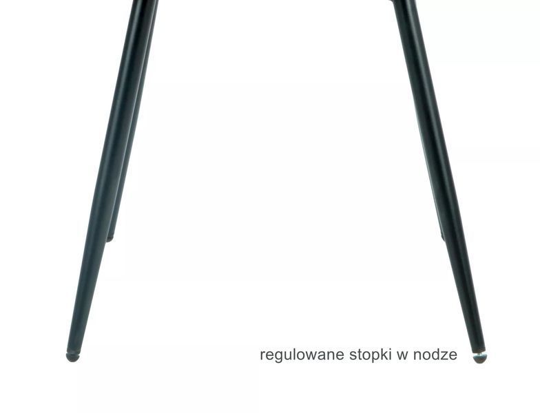 Стілець SIGNAL RICK VELVET чорний каркас/чорний BL.19 RICKVCC фото