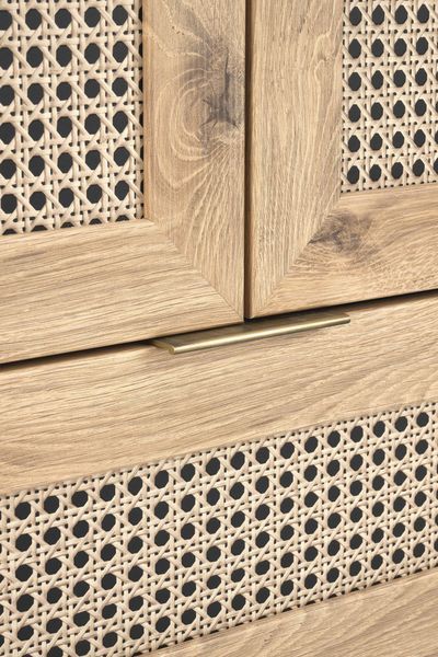 HALMAR BORNEO S-1 шкаф, дуб artisan / черный V-PL-BORNEO-S-1 фото