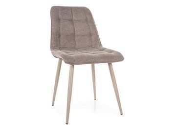 Стул SIGNAL CHIC BREGO кашемир металл/беж 34 CHICBRKBE фото