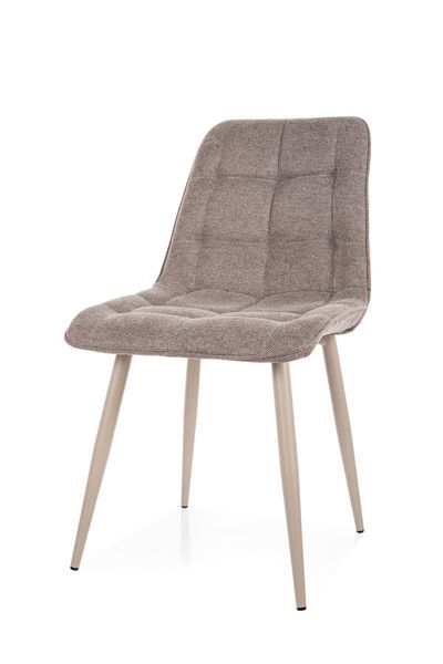Стул SIGNAL CHIC BREGO кашемир металл/беж 34 CHICBRKBE фото