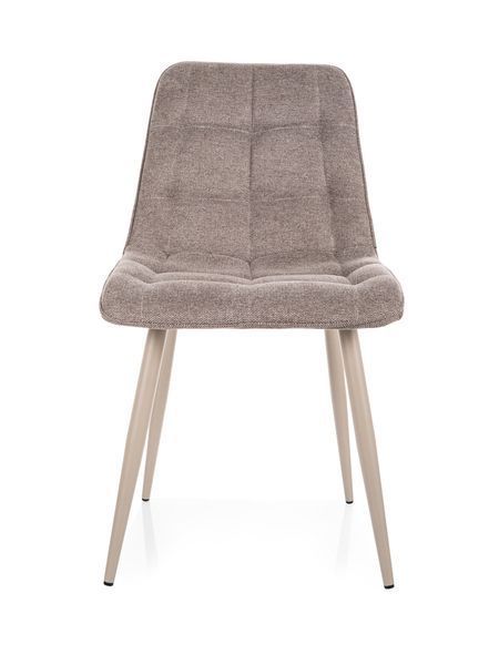 Стул SIGNAL CHIC BREGO кашемир металл/беж 34 CHICBRKBE фото