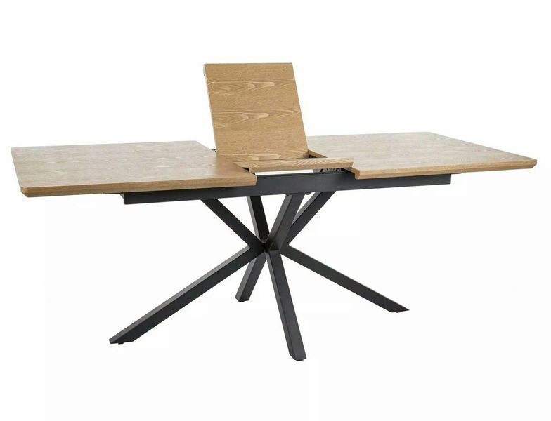 Стол SIGNAL LOGAN 160(200)*90 дуб/черный мат LOGANDC160 фото