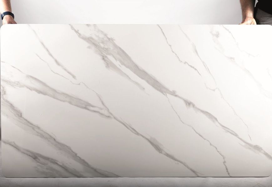 Стіл SIGNAL HERMES білий ефект мармуру/золото 160*90 HERMESBZL160 фото