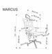 HALMAR MARCUS офісне крісло чорний V-CH-MARCUS-FOT фото 6