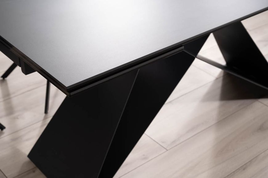 Стіл SIGNAL WESTIN CERAMIC 160(240)*90 чорний SAHARA NOIR/чорний мат WESTINCCC160 фото