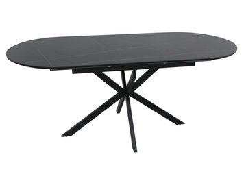 Стіл SIGNAL GASTON CERAMIC 140(180)*80 сірий/чорний GASTONSZC140 фото