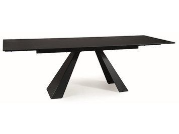 Стол SIGNAL SALVADORE CERAMIC 160(240)*90 черный SAHARA NOIR/черный мат SALVADORECC160 фото