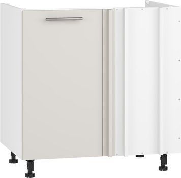 HALMAR VENTO DKN-100/82 кутова шафа під раковину, білий / кашемір V-UA-VENTO-DKN-100/82-KASZMIR фото