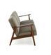 HALMAR MILANO 3S диван, оливковый CASTEL#39 / темный орех V-PL-MILANO_3S-SOFA-OLIWKOWY фото 4