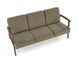 HALMAR MILANO 3S диван, оливковый CASTEL#39 / темный орех V-PL-MILANO_3S-SOFA-OLIWKOWY фото 10