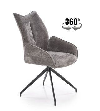 HALMAR K553 крісло, сірий V-CH-K/553-KR-POPIELATY фото