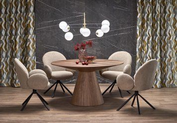 HALMAR HENDERSON круглий стіл, горіх V-CH-HENDERSON-ST фото