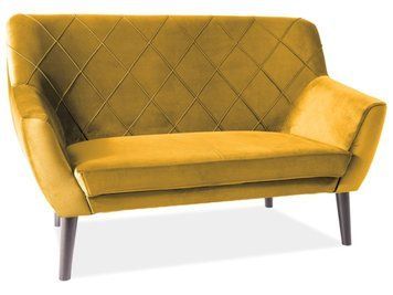 Софа SIGNAL KIER 2 VELVET карри/венге BL.68 KIER2V68W фото