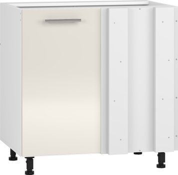 HALMAR VENTO DN-100/82 нижня кутова шафа, білий / бежевий V-UA-VENTO-DN-100/82-BEŻOWY фото