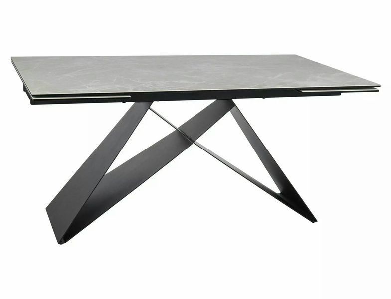 Стол SIGNAL WESTIN CERAMIC 160(240)*90 кремовый DIAMOND CREAM/черный мат WESTINKRC160 фото