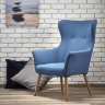 Фото кресла COTTO HALMAR синий в интерьере