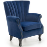 Фото кресла TITAN HALMAR в обивке синего цвета