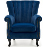 На фото вид спереди кресла TITAN HALMAR (синий)