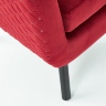 На фото передняя ножка кресла MARVEL HALMAR (бордовый / черный)