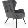 Фото кресла TYRION HALMAR в обивке серого цвета