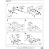 На фото инструкция по сборке кровати GRACE HALMAR 160 (зеленый) (стр. 3/4)