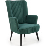 Фото кресла DELGADO HALMAR в обивке зеленого цвета