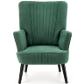 На фото вид спереди кресла DELGADO HALMAR (зеленый)