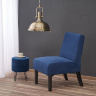 Фото кресла FIDO HALMAR (темно-синий) в интерьере