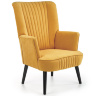 Фото кресла DELGADO HALMAR в обивке желтого цвета